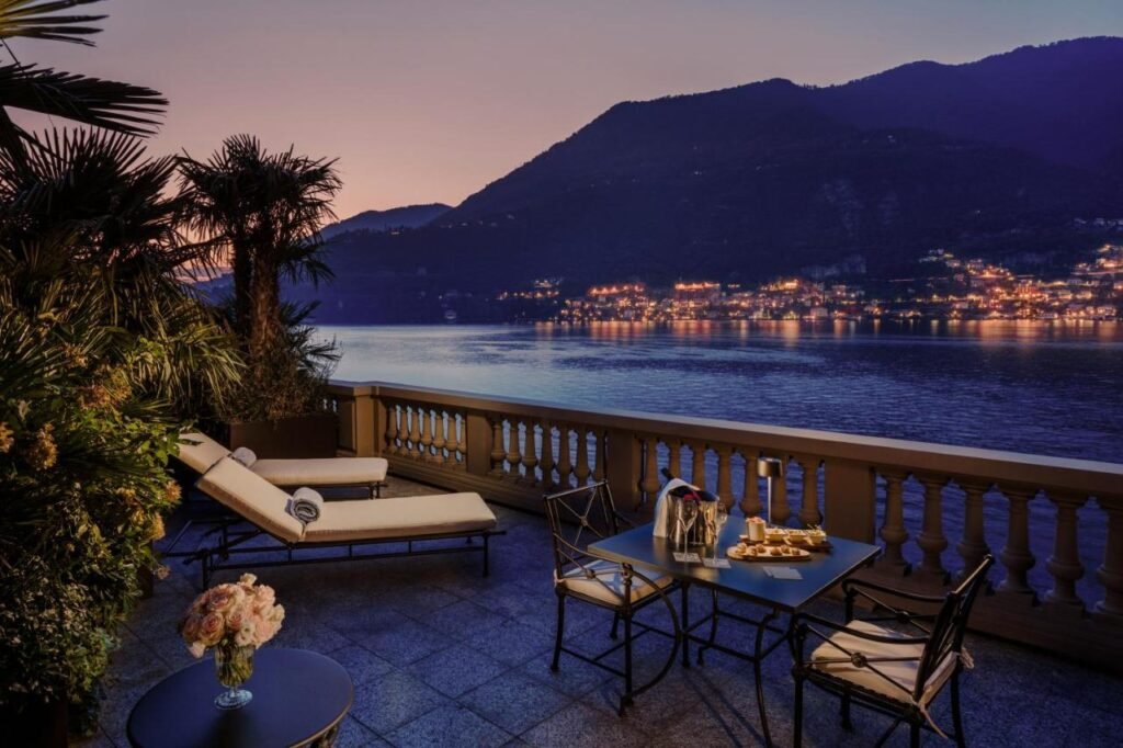 Mandarin Oriental Lake Como 2023 night